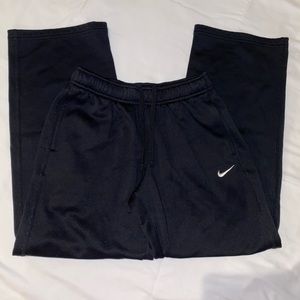 Boys Black Nike Thermal Pants size L